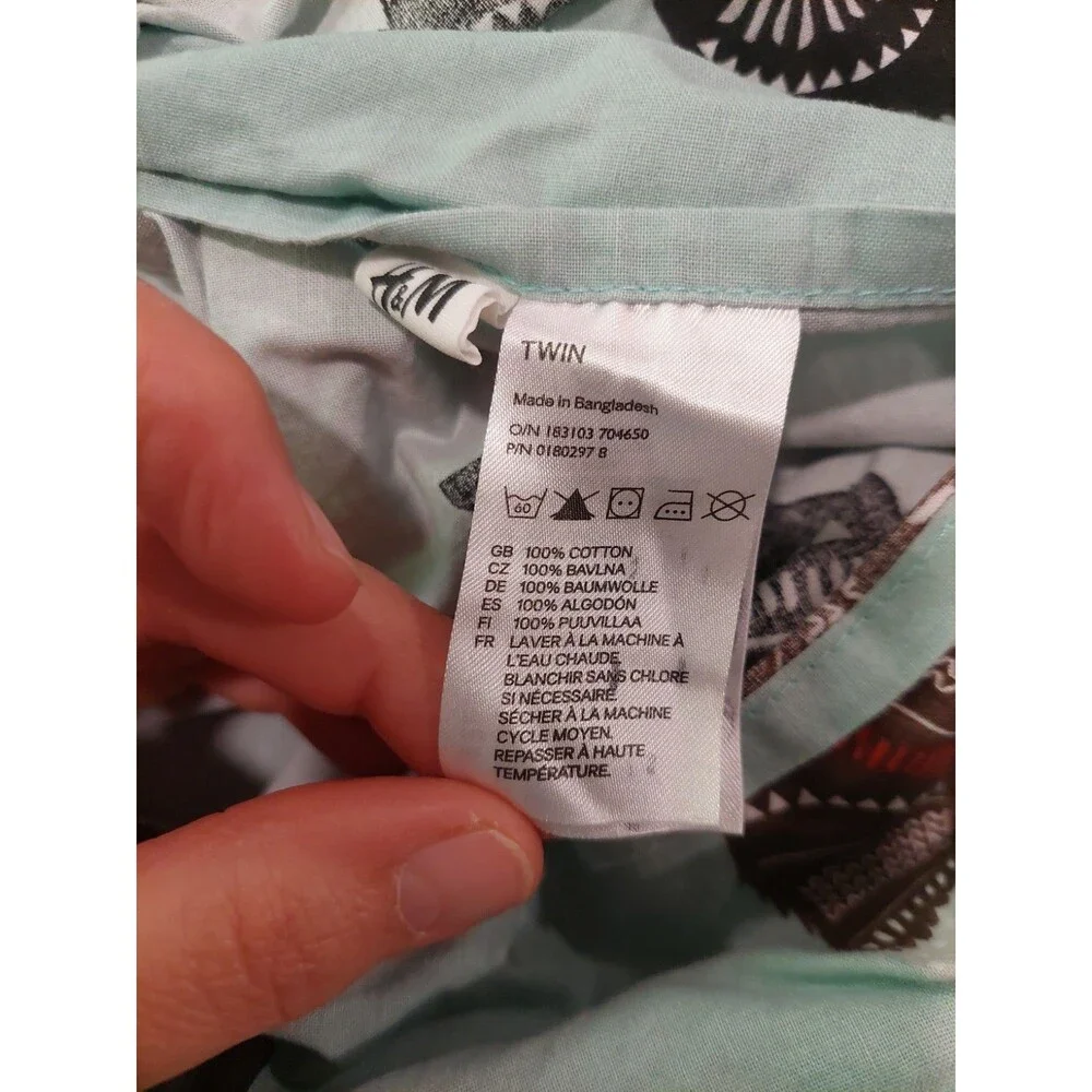 H&M teal owl